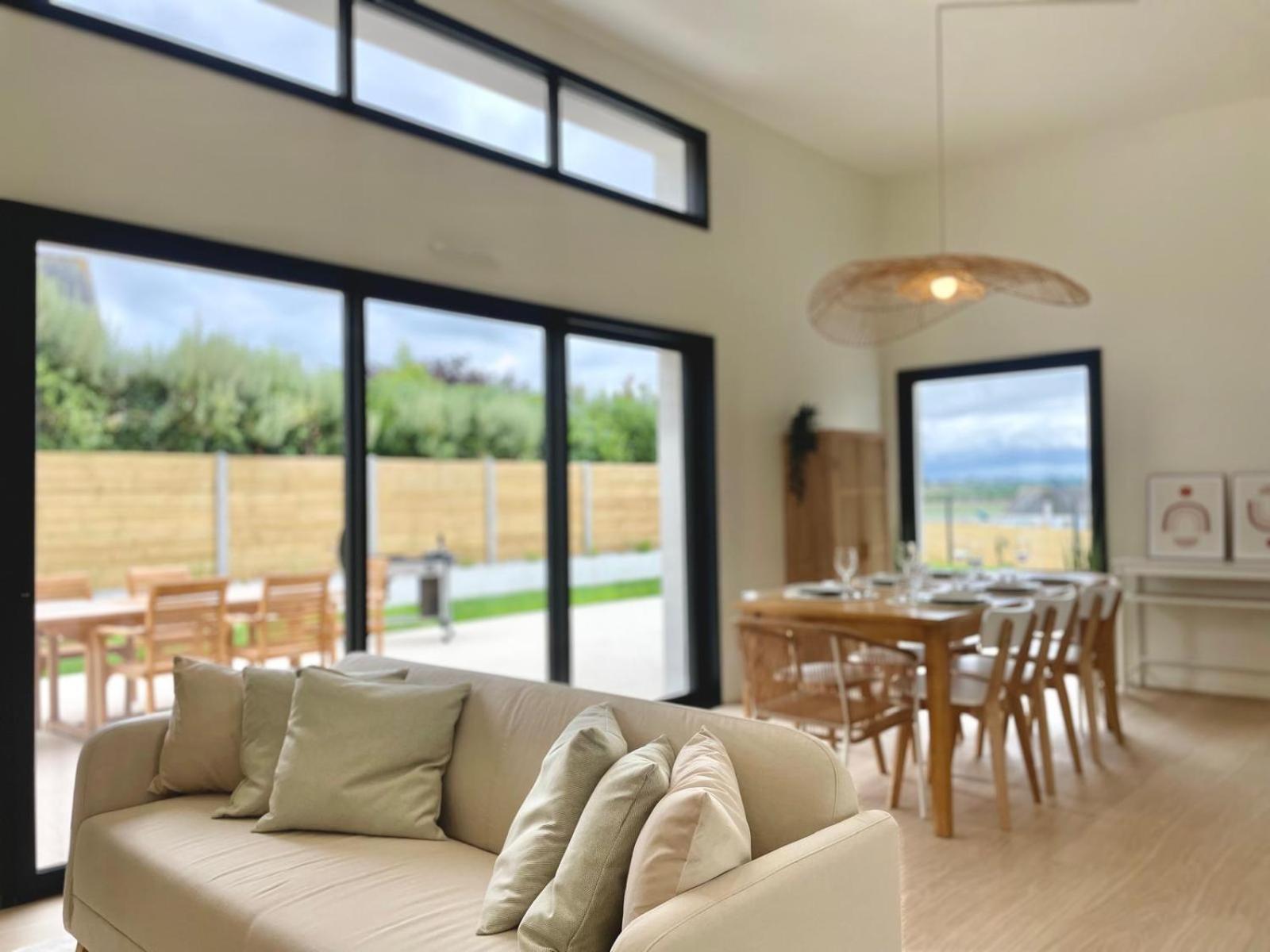 Magnifique Maison Vue Mer Avec Piscine Interieure Carantec Buitenkant foto